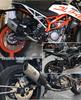 Modified Oblique Four-Corner Exhaust Pipe for Ninja 250, 400, Z900, RC, R6 Motorcycles