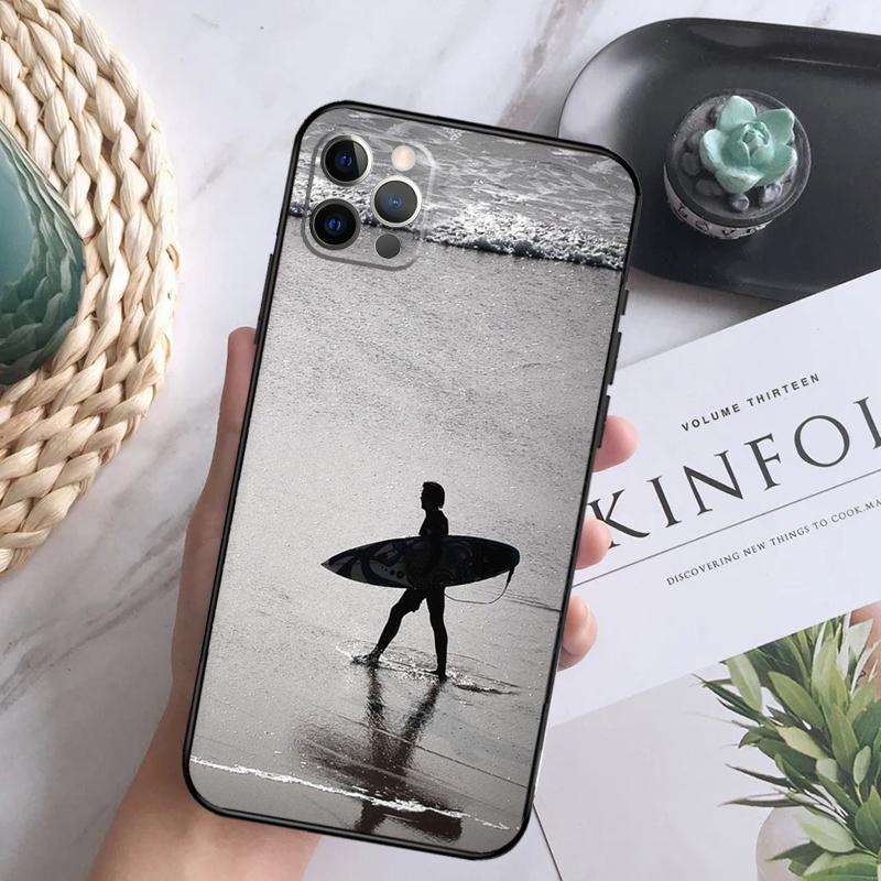 Surfer Surf Hang Loose Shaka Hülle Für iPhone 15 11 12 13 14 Pro Max XS XR X 7 8 Plus 12 13 Mini 16 Pro Max Weiche Hülle