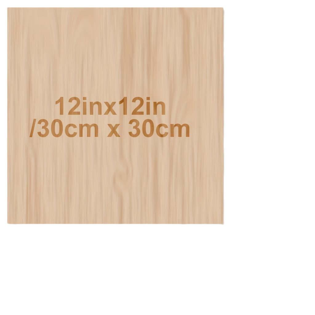 Cięte laserowo 3 mm plastry drewna lipowego do dziecięcych graffiti i projektów DIY