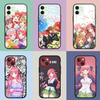 Nakano Ichika Miku Itsuki Nino Yotsuba Soft Phone Cover for Apple iPhone 15 14 Plus 13 12 Mini Pro Max XR + 13Pro 14+ 15+ Case