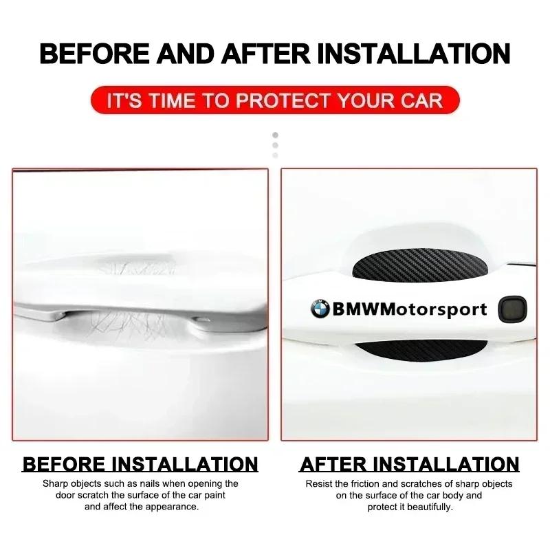 2025 2025 Car For BMW 8Pcs Car Protection Film Styling Door Sticker Auto Handle Anti Scratch Protection Film  For BMW F30 F10 E9