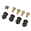 4PCS RC Hex Hub 10mm Brass Wheels Hex Hub Extension Hex Drive Adapter for Traxxas Trx4m 1/18 RC Crawler