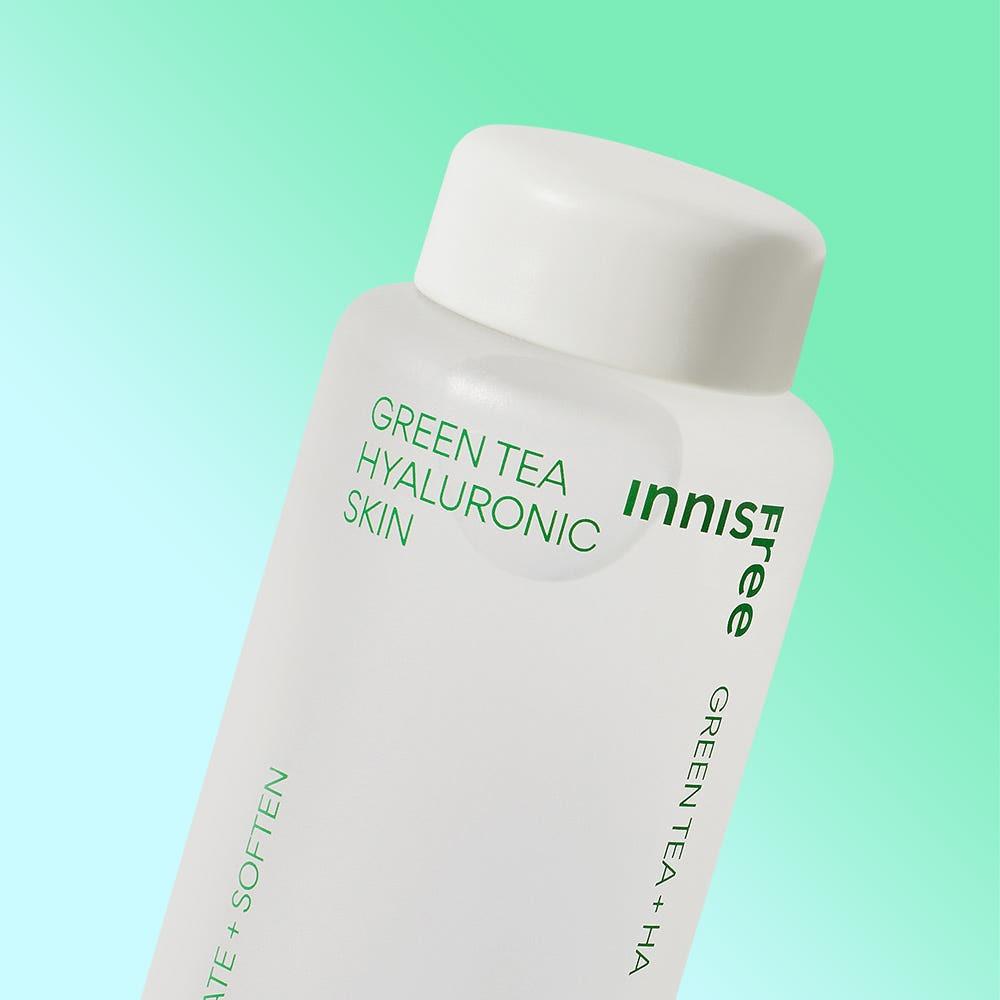 Innisfree Green Tea Seed Hyaluronic Skincare 3 Set Deep Hydration Moisture Balancing Trio