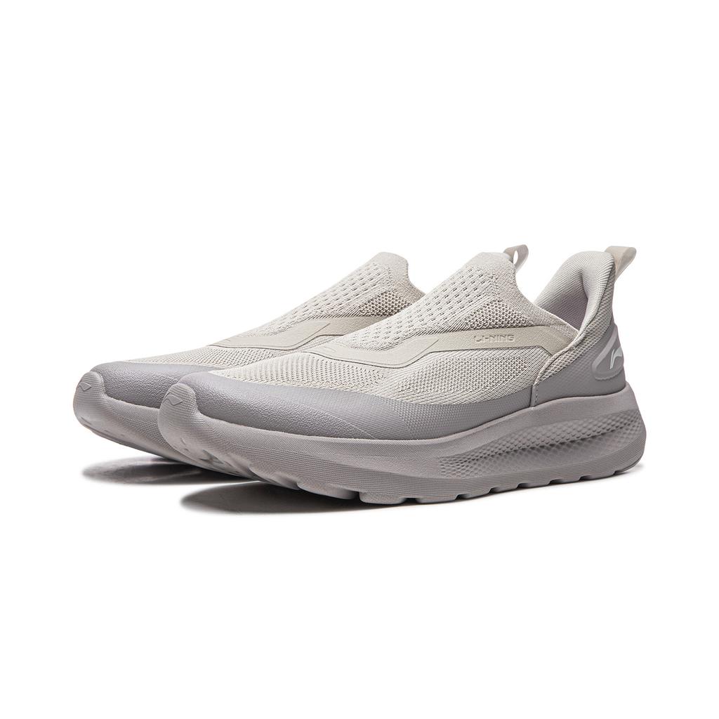 Li Ning Cloud Yi à enfiler Résistant à l'abrasion Respirant Amorti Antidérapant Basse Coupe Chaussures Décontractées Homme Gris AGLW055-4