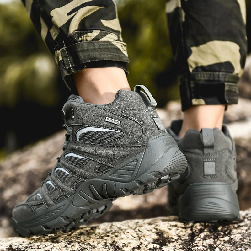 Outdoor Shoes, High Top Hiking Boots, Outdoor Training Shoes, Plus Size Shoes, Men's Martin Boots