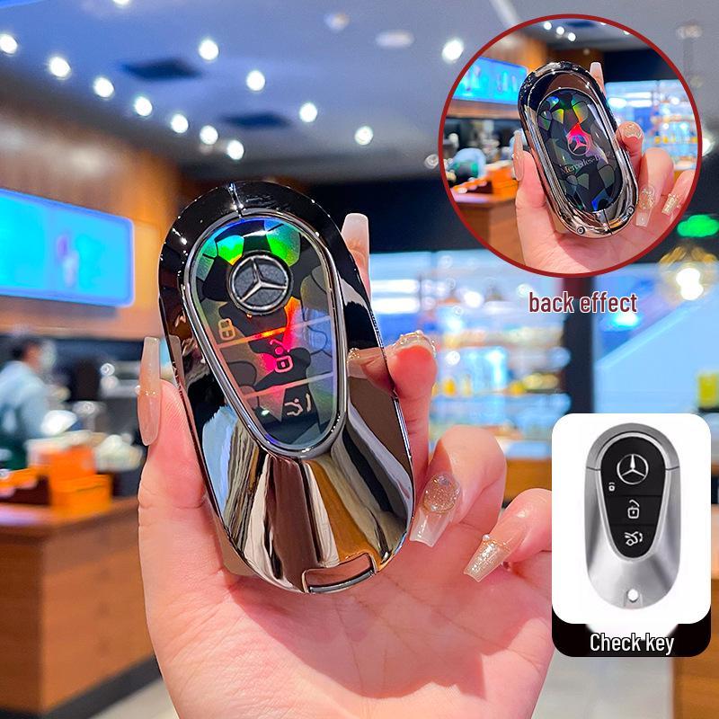 Husă cheie Mercedes-Benz pentru E-Class, C-Class, S-Class, GLB, GLC, GLE, GLA - Se potrivește E300L, C260L, A200L