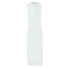 2025 Spring Women's Slim Fit High Waist Sleeveless Pleated Dress