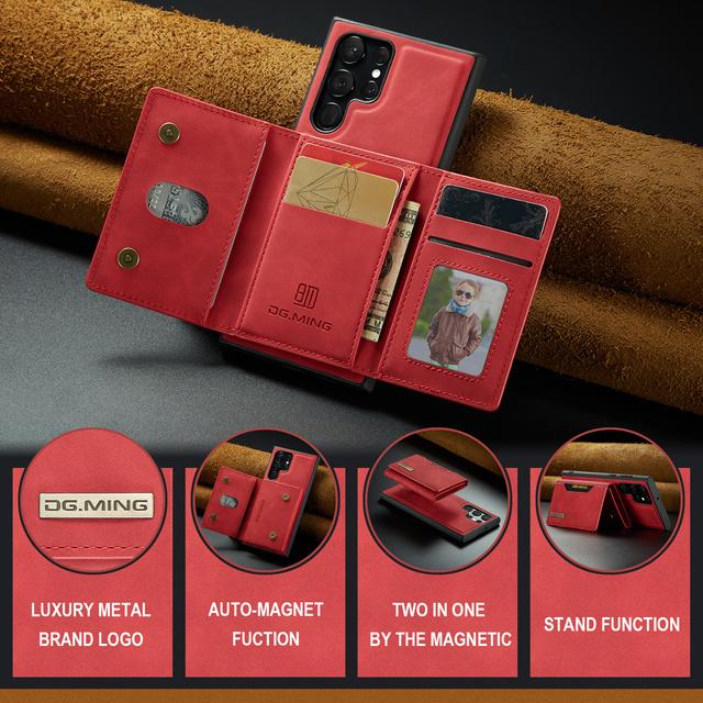 S23 Ultra Cases Fall Protection Business Leather Bag Case For Samsung Galaxy S23 Ultra S 23 Plus Card Pocket Phone Cover