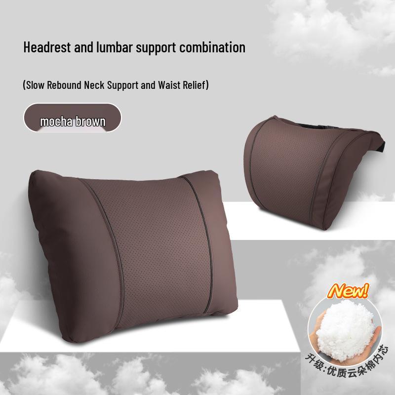 Toyota Headrest Pillow & Lumbar Support for Highlander Camry Avalon Levin RAV4 Wildlander