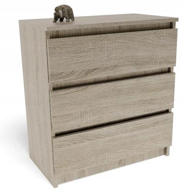 P3 Ex3 Sonoma 3 Drawer Chest Of Drawers, 18Mm Board