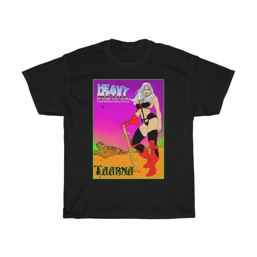 Heavy Metal movie Taarna in prple sunset Short Sleeve Tee Unisex T-Shirt XL