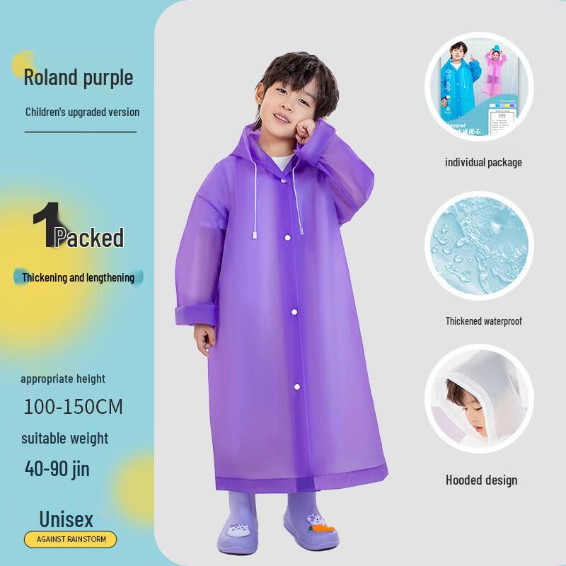 Kids' Disposable Rain Poncho
