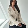 Temperament Slim Suit Women's Solid Color Simple Suit Jacket New Daily Commuting Fashion Suit Jacket New Style