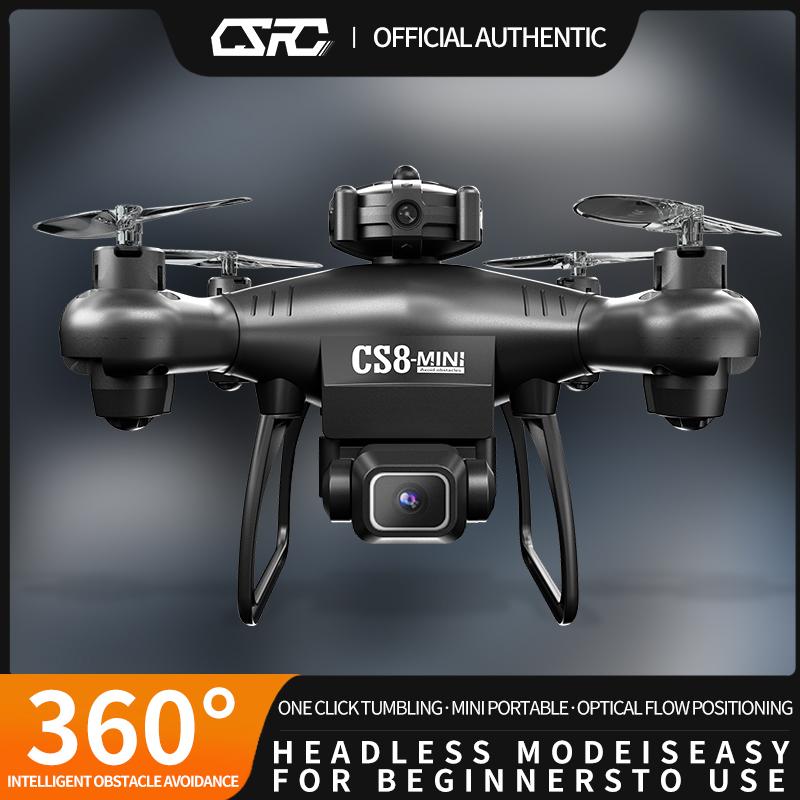 Rc Mini Drone 4K Dron Quadcopter Cs8Mini Obstacle Avoidance Uav Aerial 4 Axis Aircraft Remote Control Aircraft Toys For Boy Gift