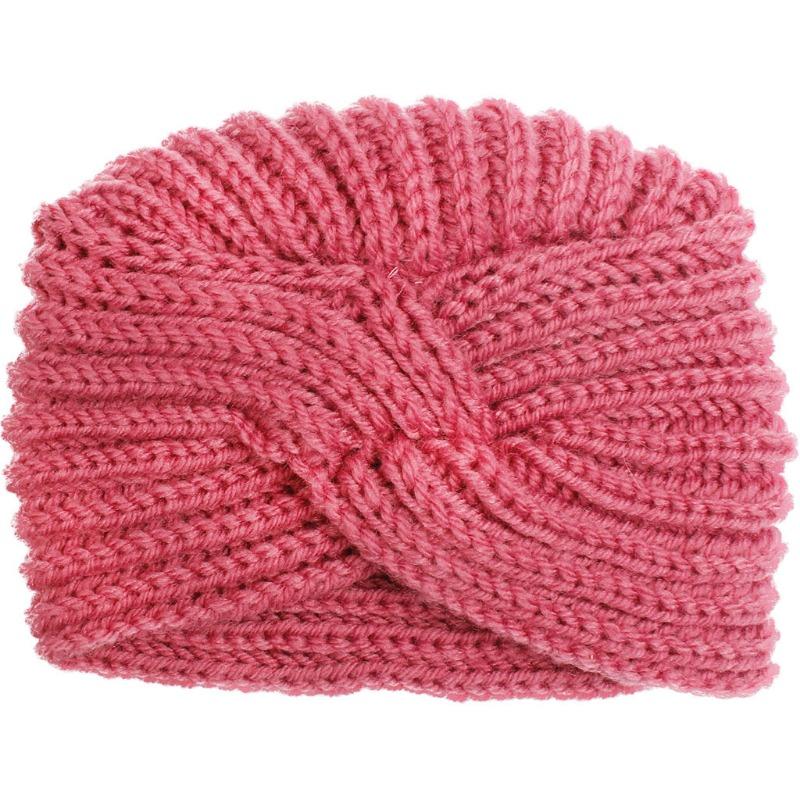 Autumn and winter new children's warm knotted wool hat, baby comfortable pullover hat, baby hat