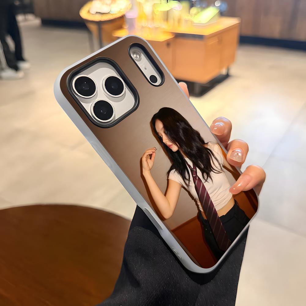 Singer L-Lee Hyeri Phone Case For IPhone 17 Air 16 E 15 14 Plus 13 12 11 Pro Max Jelly 2 In 1 Protective Case