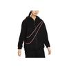 Nike Dragon Flight Serie Capodanno Felpa con Cappuccio Sportiva con Logo e Zip con Sensazione di Pile Sherpa Top da Donna Nero FZ6536-010