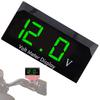 Auto Meter Voltmeter, Digital Voltmeter Gauge for Car | Digital Display Voltmeter Head Bracket
