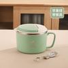 Stainless Steel Soup Bowl With Lid Students Large Capacity 304 Food-Grade Round Dinner Modern Minimalist Design