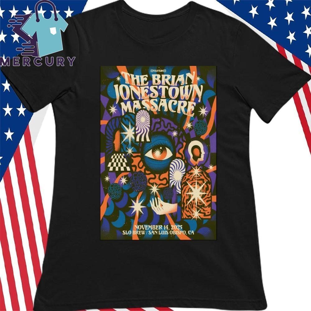 The Brian Jonestown Massacre SLO Brew San Luis Obispo CA Nov 14 2025 Shirt CS217 XXXXL
