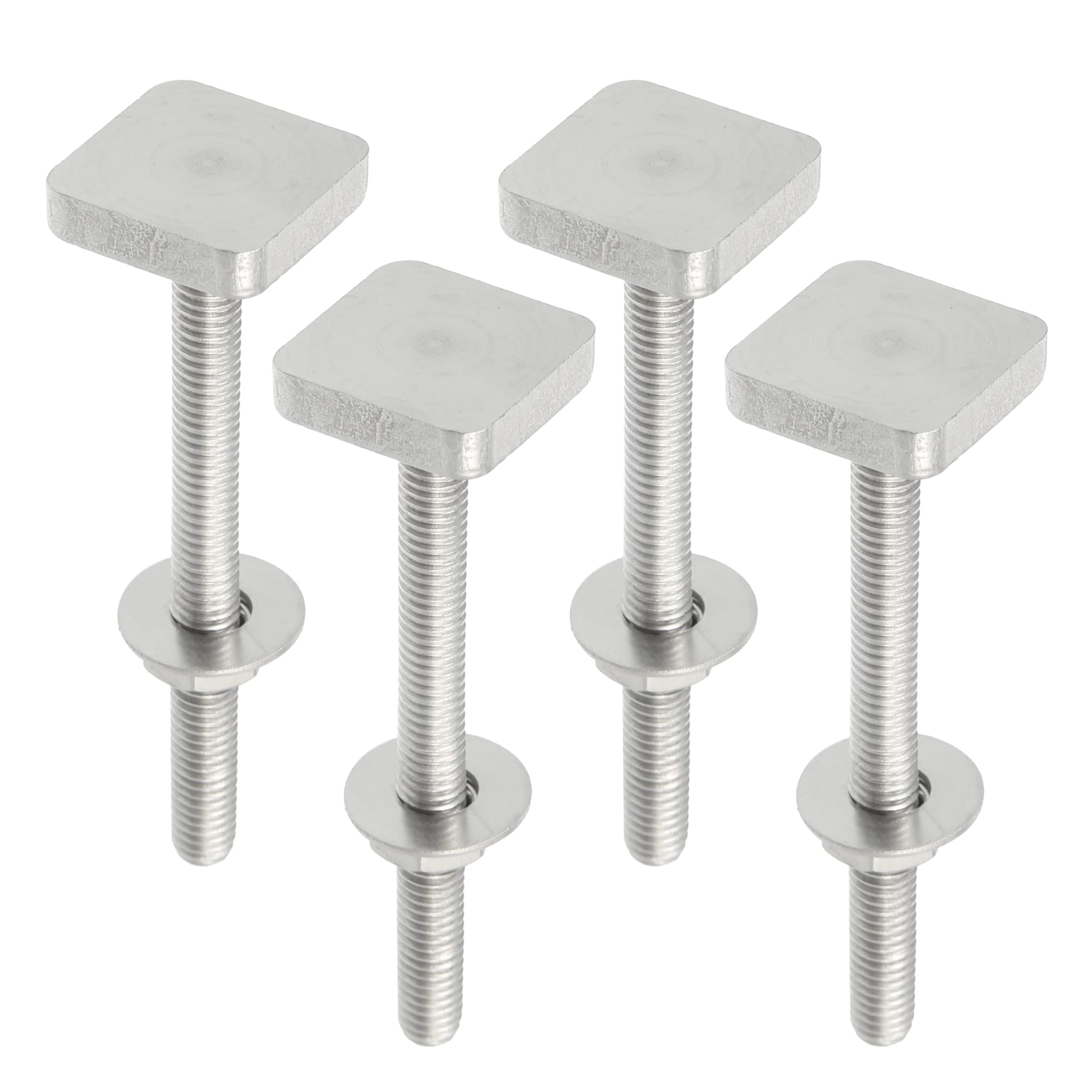 

ABSOPRO Car Roof Rack Slot M6 with Nuts and Truck Roof Rack Cargo Carrier Bolt Stainless 4 Pieces T-Shape Bolts, Washers, T-Shape Bolts, Accessories,