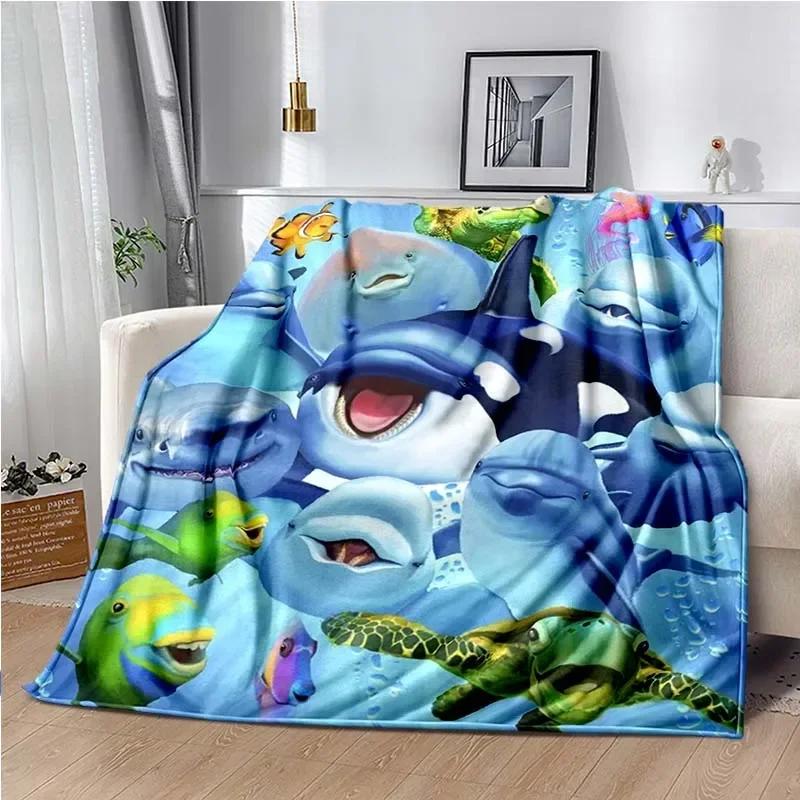 Animal Cat Dog Selfie Super Soft Plush Flannel Throw Blanket Suitable for Living Room Bedroom Sofa Warm Blanket