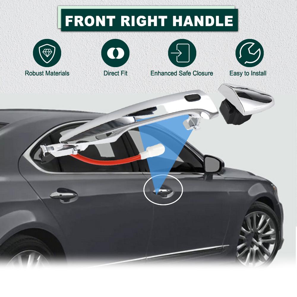 Car Front Left Right Side Exterior Door Handle for Lexus ES350 Base 2007 2008 2009 2010 2011 2012 69210-33090