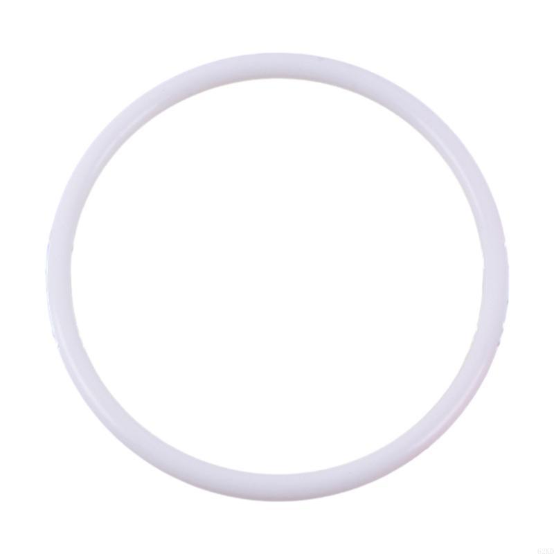 62KD DIY Craft Rings White Plastic Hoops for Wedding Clothing Jewelry Making Material