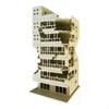 Precisions 1/100 Scale Demolished Building Plastic War Destruction Model Perfect for Dioramas and Decorative Use