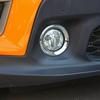 For Jeep Renegade 2019-2023 Bright Chrome Front Fog Light Eyelid Molding Trim