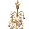 Christmas Tree Desktop Xmas Tree, Crafts Art with Bell Ornament for Table Centerpiece Bedroom Home