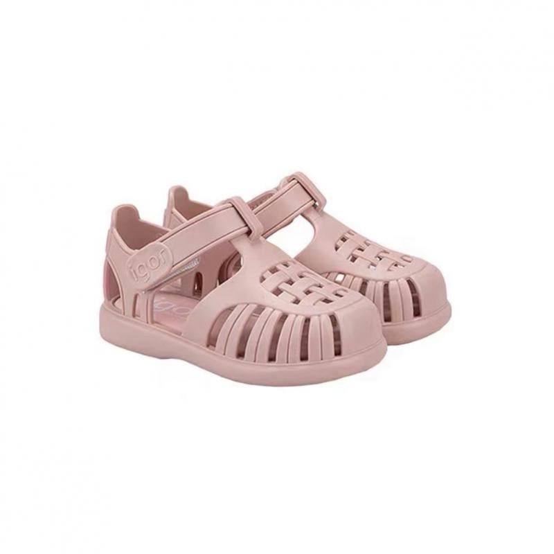 Solid Color Fashion Boys And Girls Roman Sandals Summer New Style Classic Design Children's Shoes Kids Casual Beach Sandal