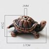 Creative Household Simple Alloy Tea Ceremony Ornaments Personality Line Incense Burner Tortoise Incense Stick Incense Holder