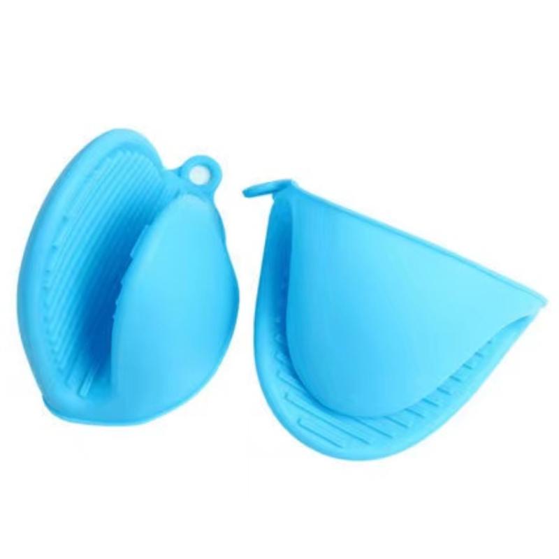 Silikon-Mini-Ofenhandschuh, isolierte Handklammern, verbrühungssicher, Mikrowellen-Ofenhandschuh, rutschfester Clip, Topfdeckel, Küchenutensilien