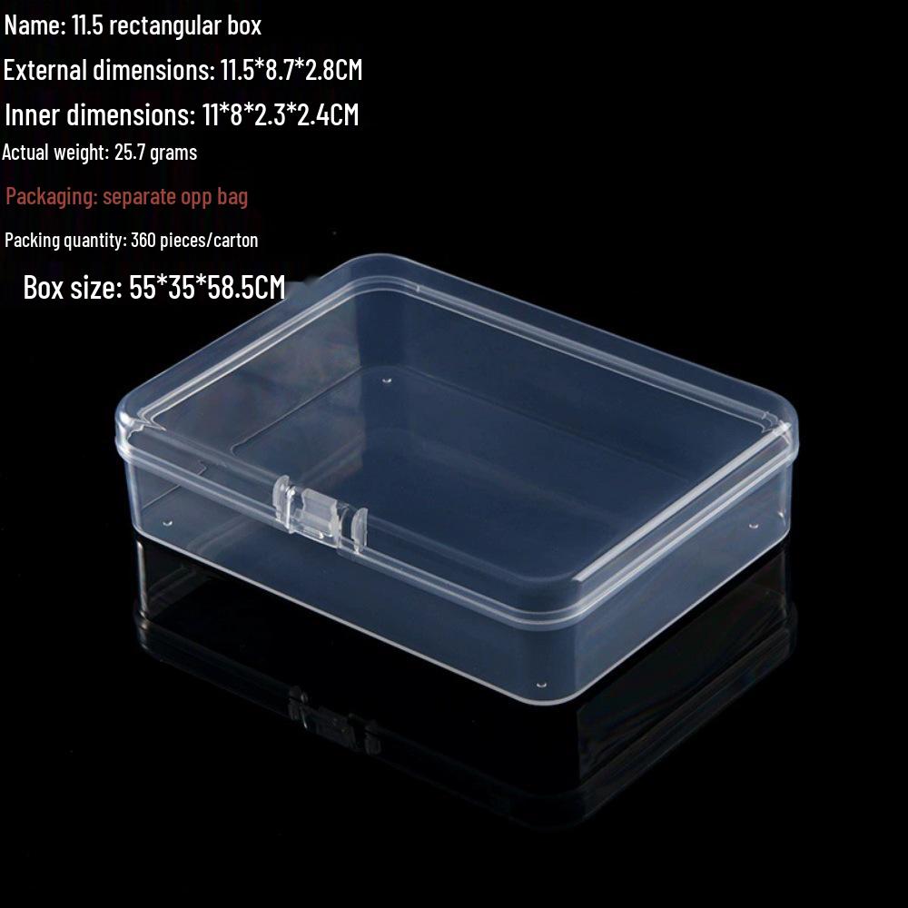 Mini Transparente Kunststoff-Aufbewahrungsbox - Tragbarer Kleinteile-Organizer