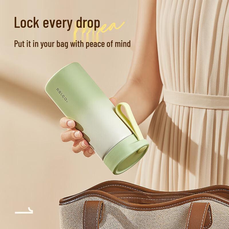 Wushw Living 360ml Insulated Stainless Steel Thermos Cup