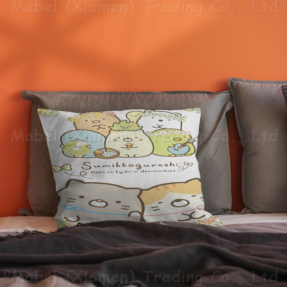 Japan Anime Sumikko Gurashi Pillow Gift Home Office Decoration Pillow Bedroom Sofa Car Cushion CoverPillow Case