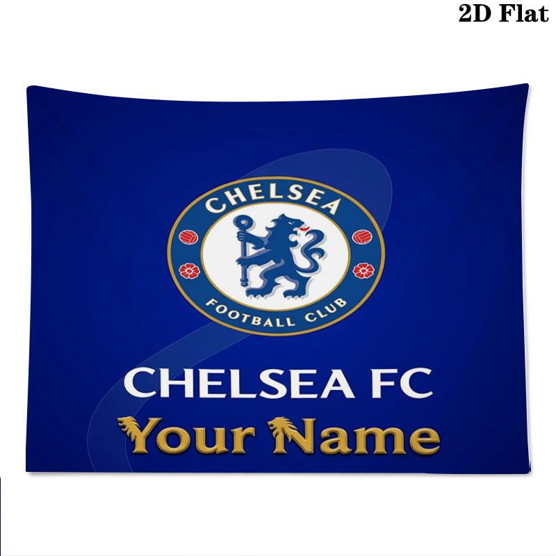 Chelsea F Custom Name Wall Tapestry Aesthetic Wall Hanging Printed Fabric Blanket Decorative Tapestries for Bedroom Living Room Home Decor