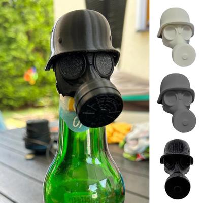 Bierflaschenkorken Weinstopfen Lustiger 3D-Druck Gasschutz Wein für Bierflaschen Einzigartiges Geschenk für Bierliebhaber