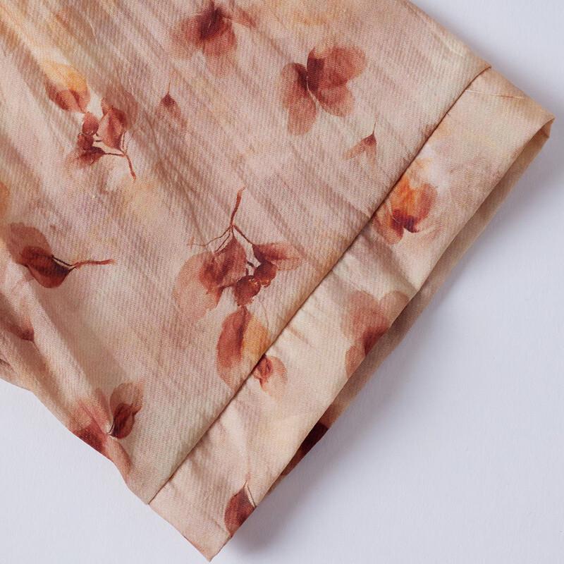 Women's Summer Relaxed Fit Slit Chiffon Two-Piece Set