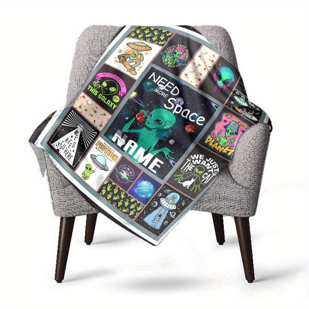 Home Space Aliens Theme Fashion Blanket Used For Home Decor Gift Camping Picnics Travel And More Perfect For Home Blankets Birthday Presents