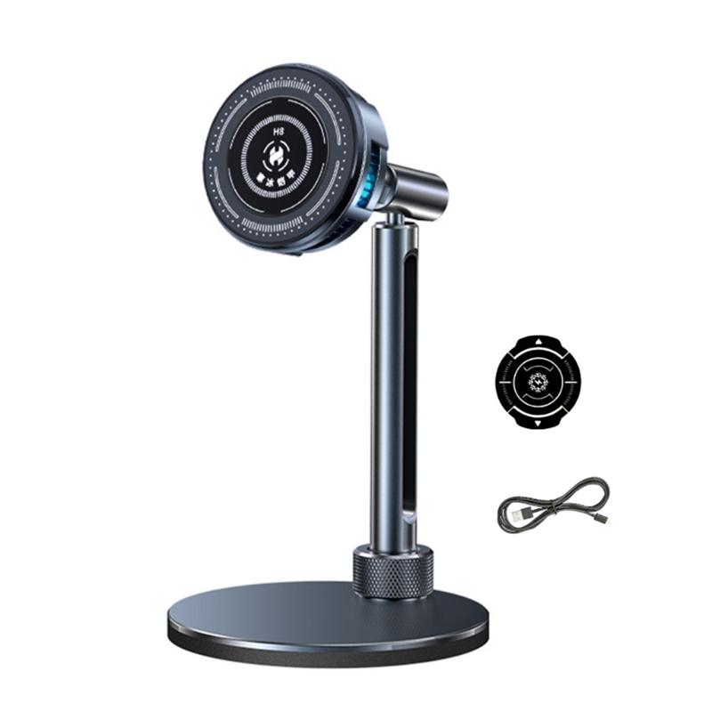 

Magnetic Semiconductor Cooling Phone Holder Rotating Desktop Stand Holder 3 Level Coolers Bracket for Phone 17 16 15 14 1