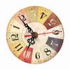 1Pc Artistic Creative European Style Round Antique MDF Home Office Wall Clock Decoration New