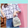Fashionable Pu Leather Mini Backpack For Women And Girls With Top Zipper Closure