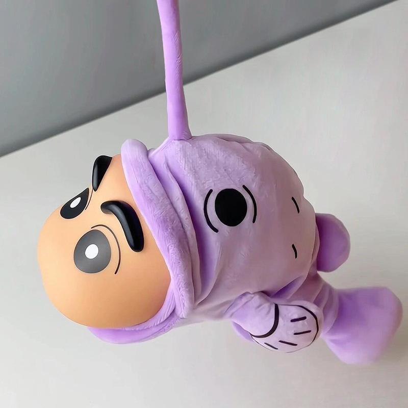 

Shin-chan Movable Fish Ornament: Cute Cartoon Figurine Blind Box - Slacking New Life Series Standard