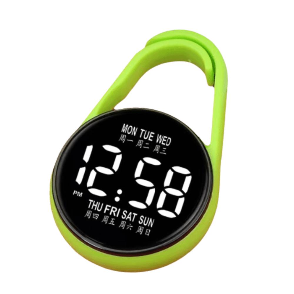 2Pcs Luminous LED Electronic Hanging Watch Waterproof LED Electronic Watch Electronic Display флуоресцентный зеленый