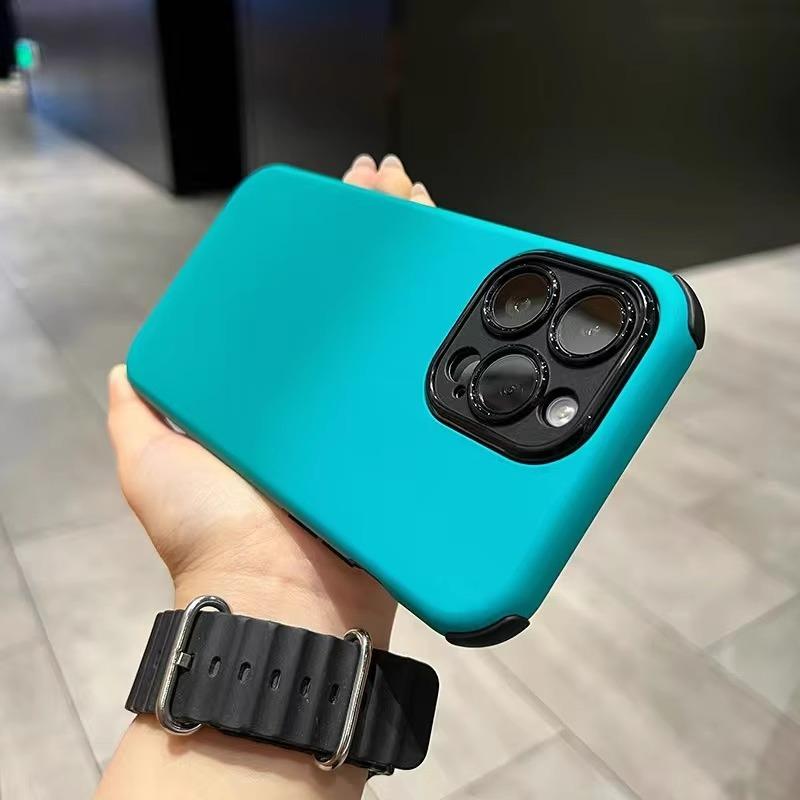 Applicable To Apple 15 Mobile Phone Case Gradient Four Corner Anti Fall IPhone14promax Two In One 13 Full Inclusive Protection Case