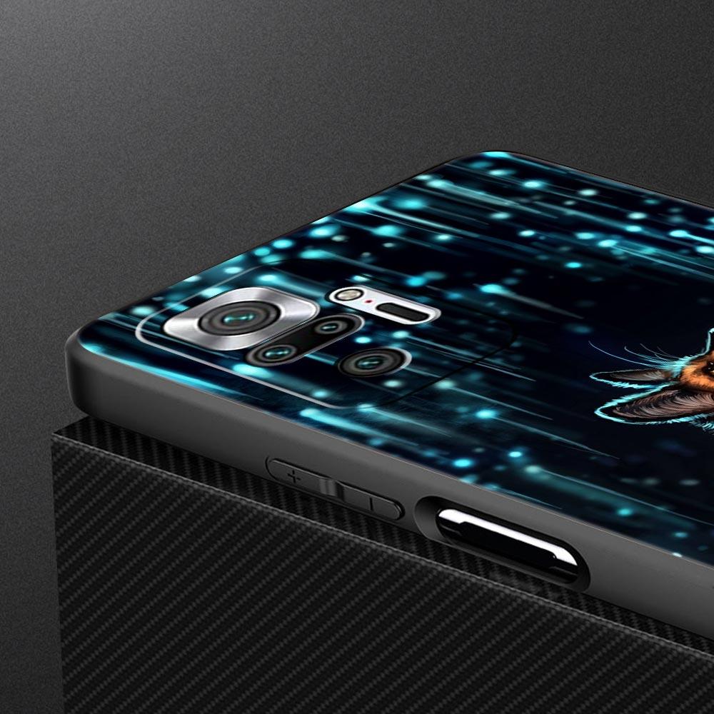 Cute Cartoon Animal Fox Phone Case For Xiaomi Redmi Note 11 10 9 Pro 5G K50 9s 7 8 8T 8A 9A 9C 9T K40 Gaming Cover Coque Funda