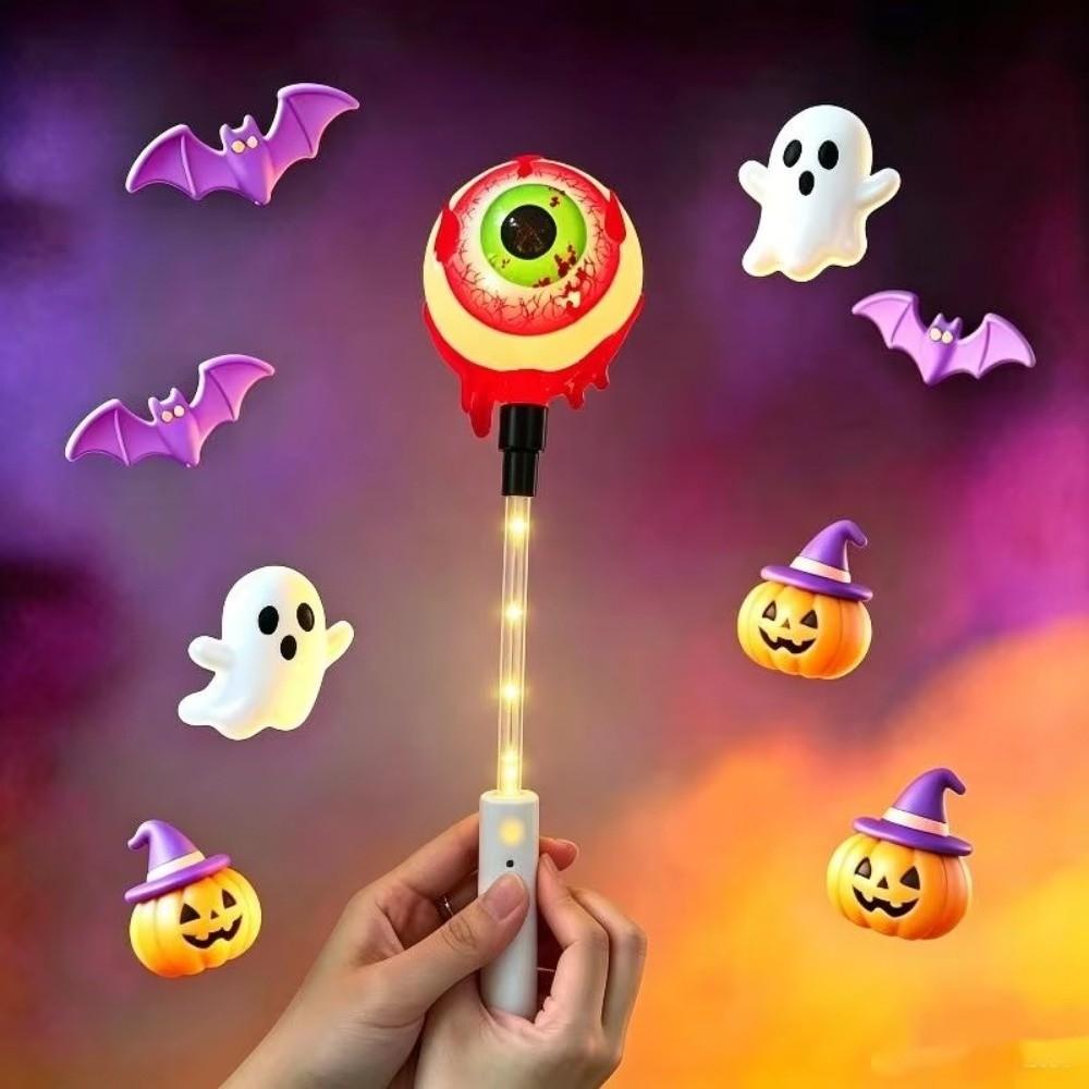 Flashing Lights Glow Stick Pumpkin Light Up Wand Halloween Party Halloween Wands For Kids