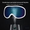 Gogle narciarskie Anti-Fog, dwuwarstwowe, gogle narciarskie, gogle snowboardowe z ochroną UV